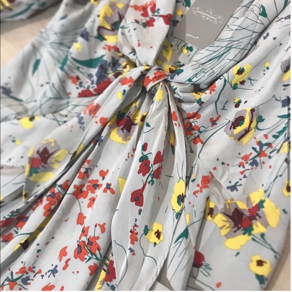 Anthropologie Baraschi Silk Floral Dress NWT Small - Picture 3 of 8